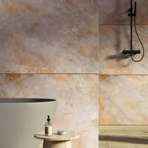 کاشی فیروزه آیرون طوسی روشن