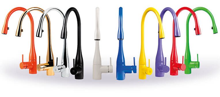 شیرآلات با آبکاری رنگی